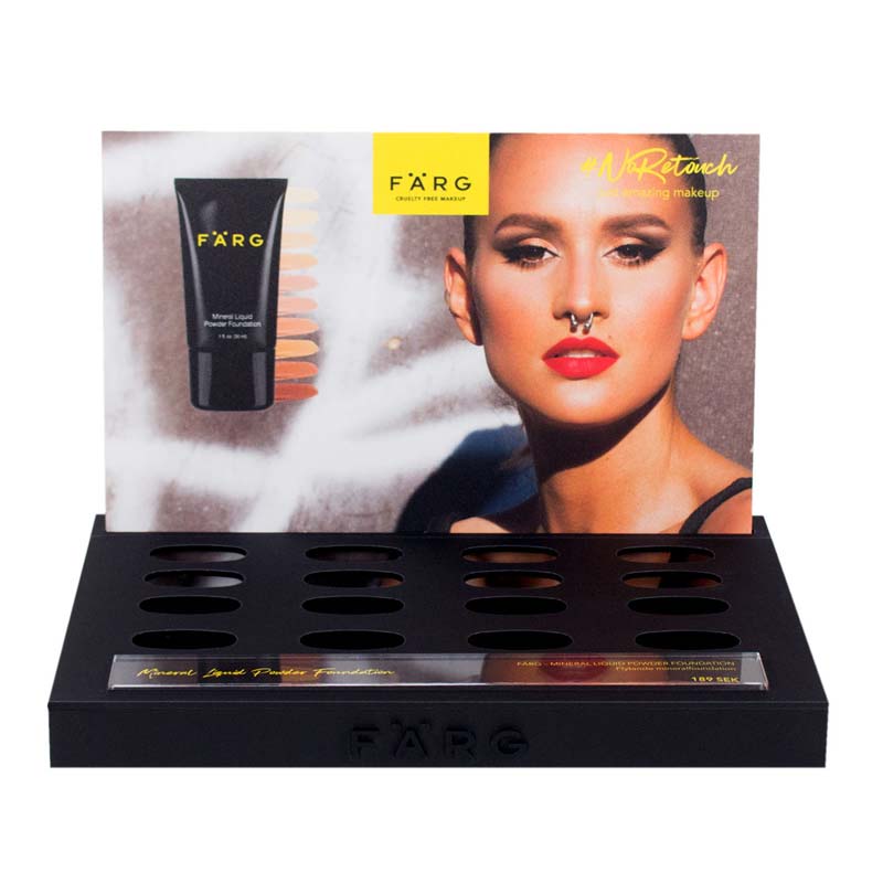 Store Display - Mineral Liquid Foundation 4 shades
