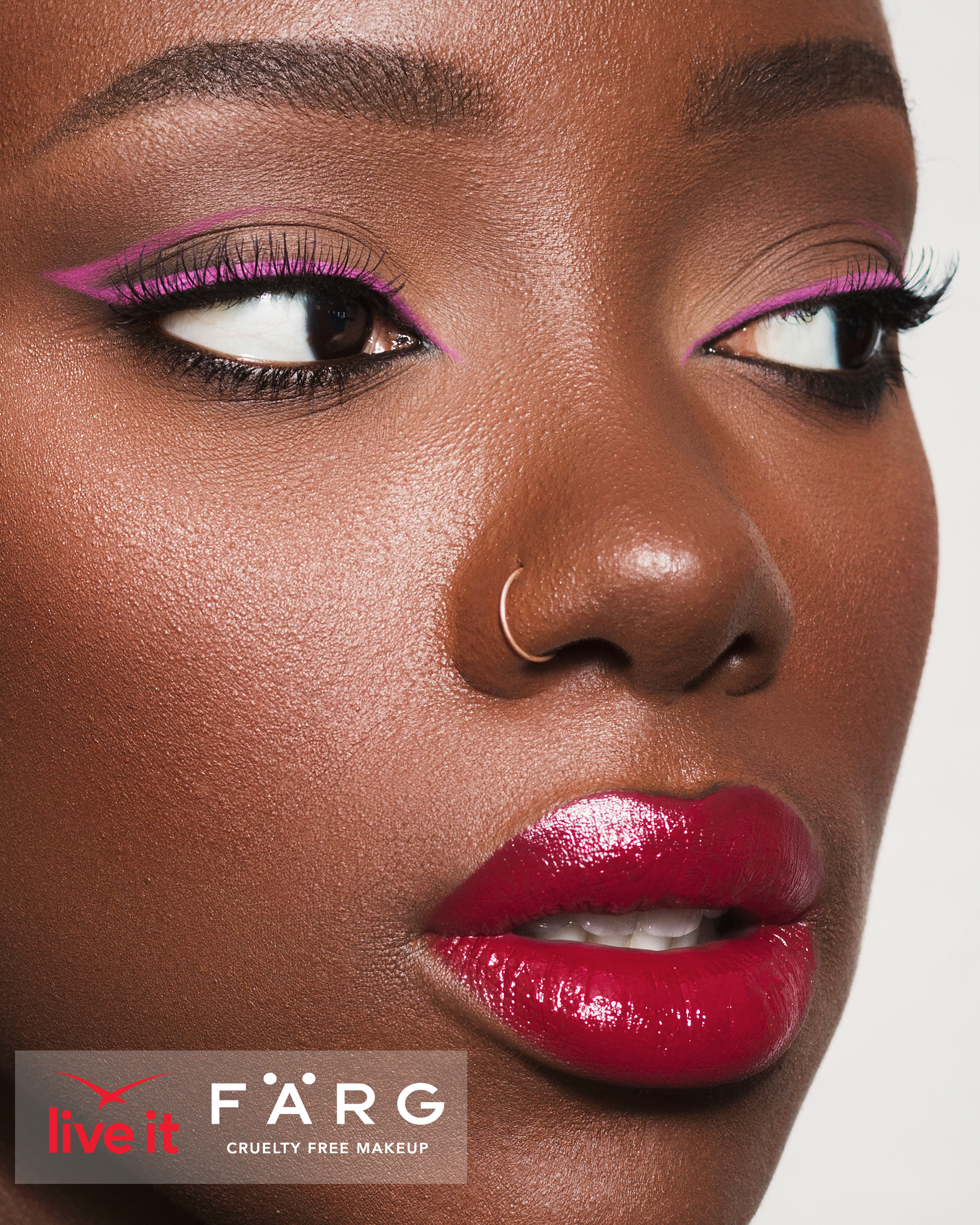 FÄRG MAKEUP new exclusive partner with Live it