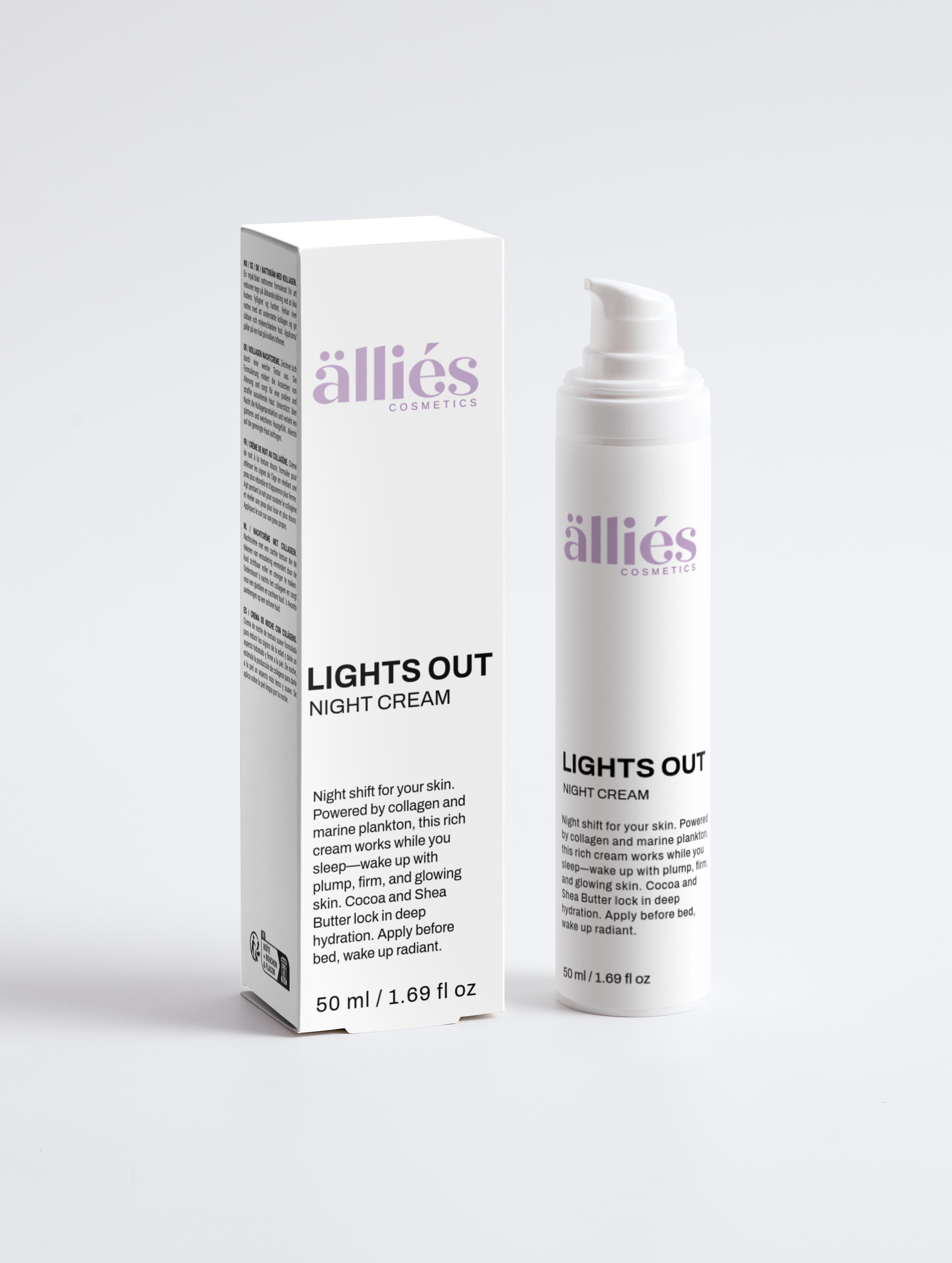 älliés lights out night cream