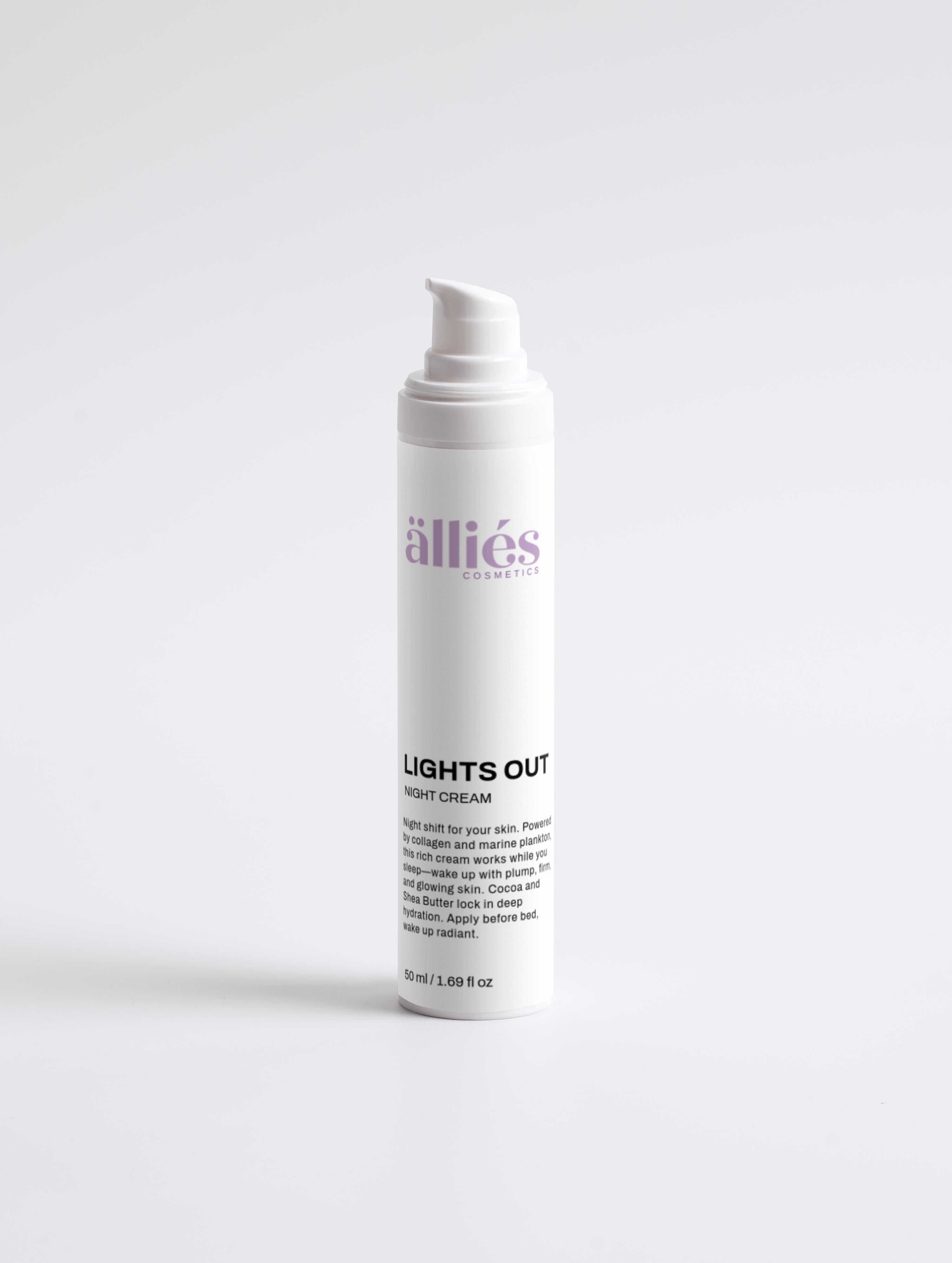 ällies cosmetics Lights Out Night Cream