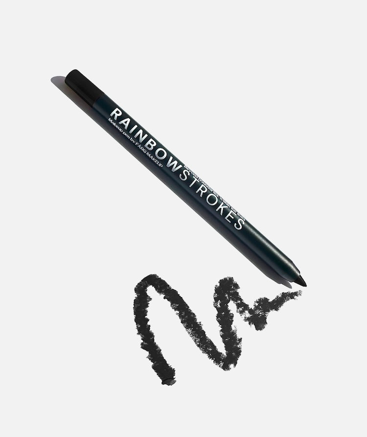 Long-lasting eyeliner and makeup pen Rainbow strokes in shade BLM black